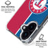 MLB Texas Rangers Split iPhone 16 Plus Clear Case