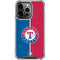 MLB Texas Rangers Split iPhone 16 Pro Clear Case