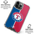 MLB Texas Rangers Split iPhone 16 Pro Clear Case