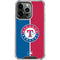 MLB Texas Rangers Split iPhone 16 Pro Max Clear Case