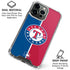 MLB Texas Rangers Split iPhone 16 Pro Max Clear Case