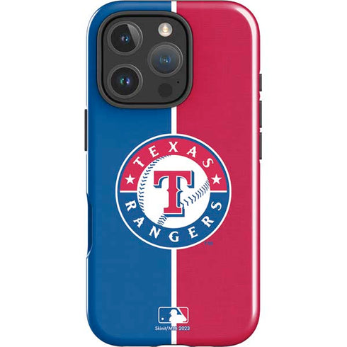 MLB Texas Rangers Split iPhone 16 Pro Max Impact Case