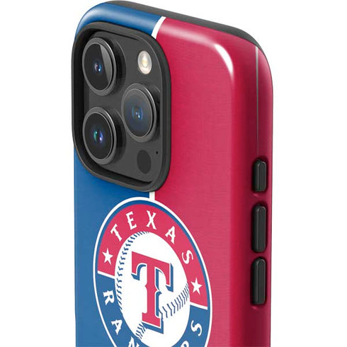 MLB Texas Rangers Split iPhone 16 Pro Max Impact Case