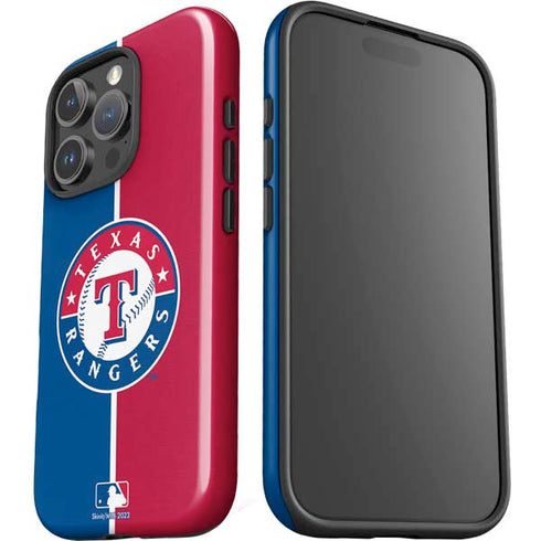 MLB Texas Rangers Split iPhone 16 Pro Max Impact Case