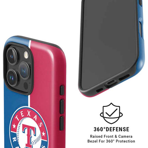 MLB Texas Rangers Split iPhone 16 Pro Max Magsafe Impact Case