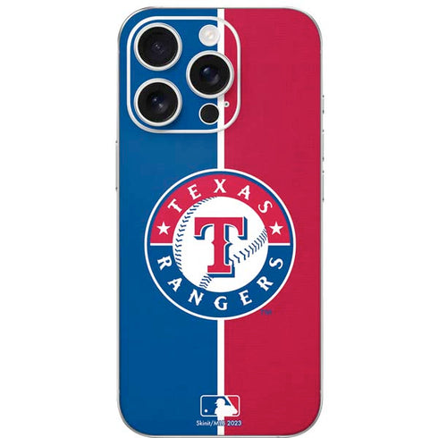 MLB Texas Rangers Split iPhone 16 Pro Skin