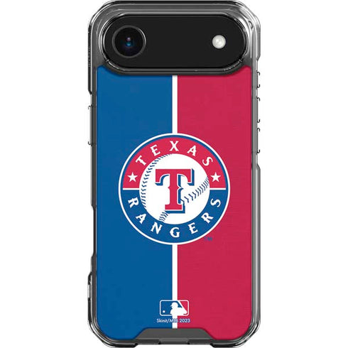 MLB Texas Rangers Split iPhone 17 Air Clear Case