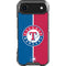 MLB Texas Rangers Split iPhone 17 Air Clear Case