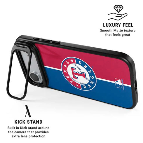 MLB Texas Rangers Split iPhone 17 Air Kickstand Case
