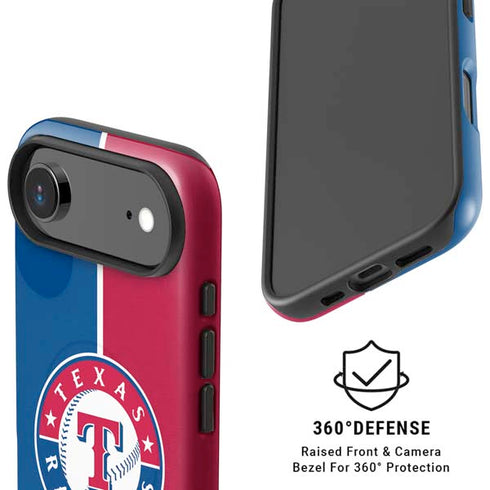 MLB Texas Rangers Split iPhone 17 Air Magsafe Impact Case