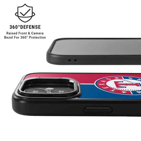 MLB Texas Rangers Split iPhone 17 Kickstand Case