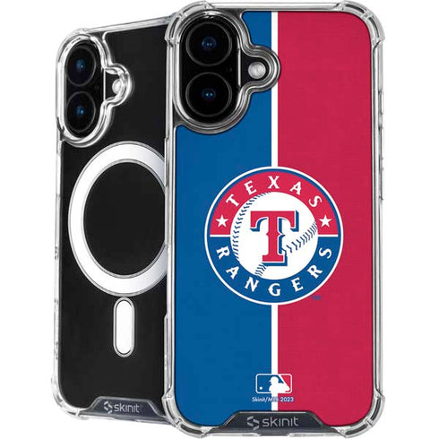 MLB Texas Rangers Split iPhone 17 MagSafe Case