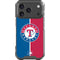 MLB Texas Rangers Split iPhone 17 Pro Clear Case