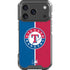 MLB Texas Rangers Split iPhone 17 Pro Clear Case