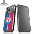 MLB Texas Rangers Split iPhone 17 Pro Clear Case