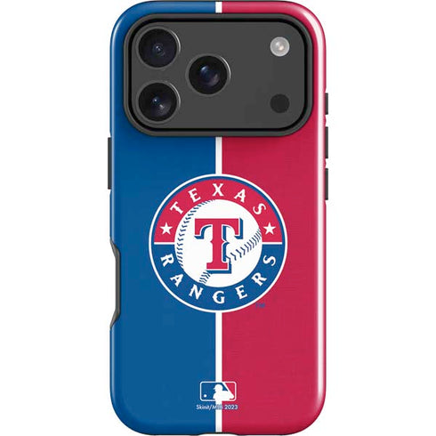 MLB Texas Rangers Split iPhone 17 Pro Max Impact Case