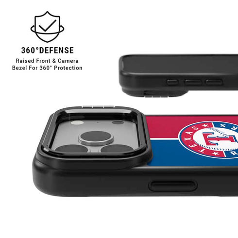 MLB Texas Rangers Split iPhone 17 Pro Max Kickstand Case