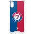 MLB Texas Rangers Split iPhone XS Clear Case
