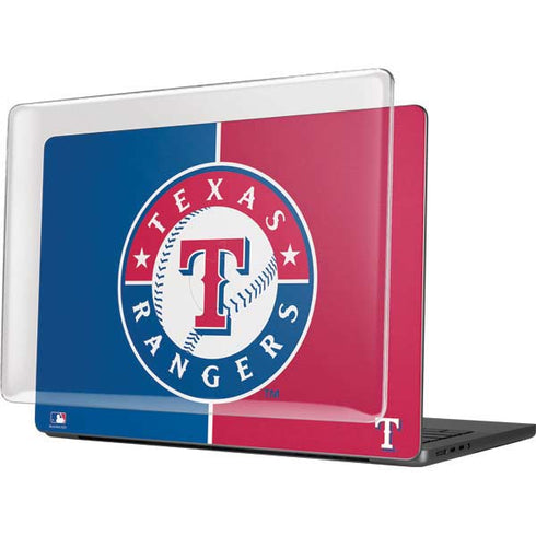MLB Texas Rangers Split MacBook Pro 14in (2021-24) Case plus Skin