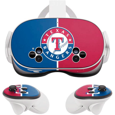 MLB Texas Rangers Split Meta Quest 3S Skin