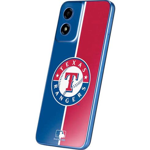 MLB Texas Rangers Split Moto G Play 4G (2024) Skin