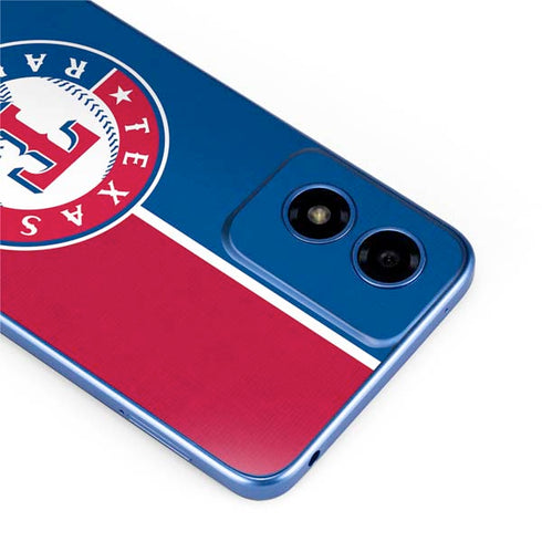 MLB Texas Rangers Split Moto G Play 4G (2024) Skin