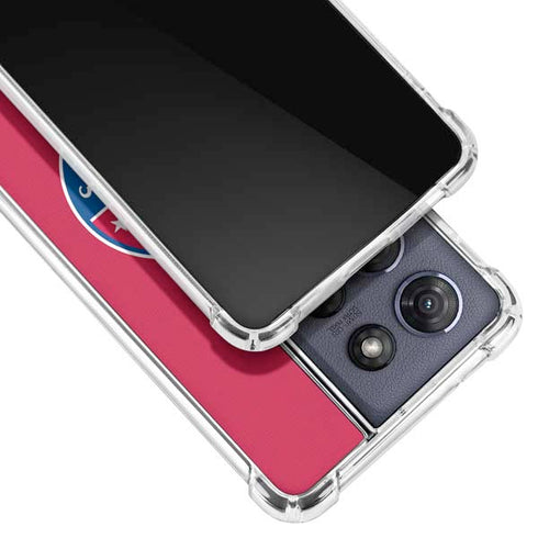 MLB Texas Rangers Split Moto G Power 5G (2025) Clear Case