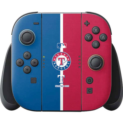 MLB Texas Rangers Split Nintendo Switch 2 (2025) Joy-Con Controller Skin