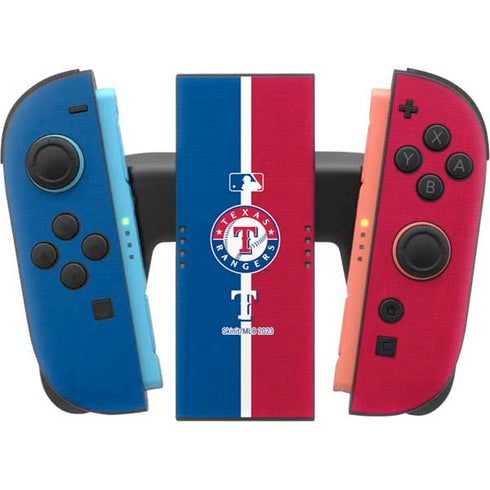 MLB Texas Rangers Split Nintendo Switch 2 (2025) Joy-Con Controller Skin