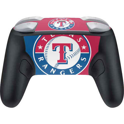 MLB Texas Rangers Split Nintendo Switch 2 (2025) Pro Controller Skin