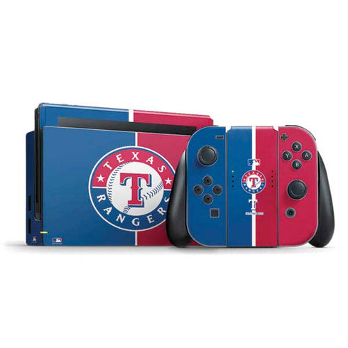 MLB Texas Rangers Split Nintendo Skins