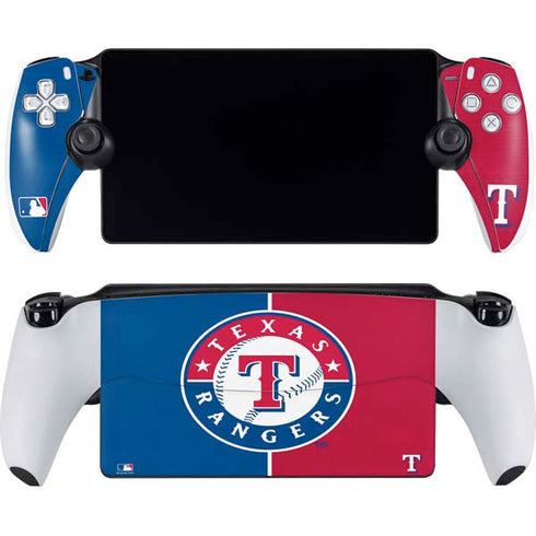 MLB Texas Rangers Split PlayStation Portal Remote Player Skin