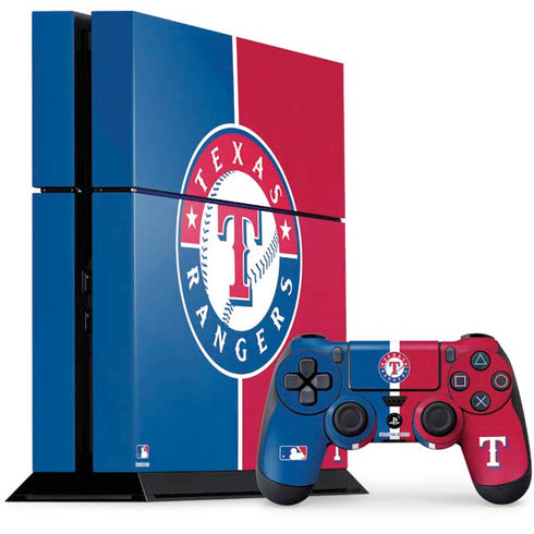 MLB Texas Rangers Split PlayStation PS4 Skins
