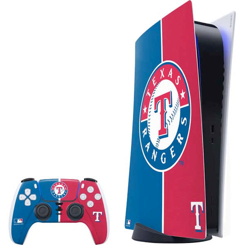 MLB Texas Rangers Split PlayStation PS5 Skins