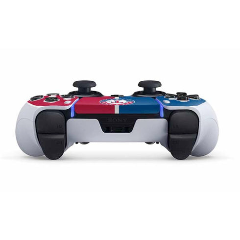 MLB Texas Rangers Split PS5 DualSense Edge Pro Controller Skin