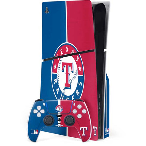 MLB Texas Rangers Split PlayStation PS5 Skins