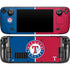 MLB Texas Rangers Split Steam Deck Handheld Gaming Computer OLED Skin