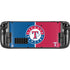 MLB Texas Rangers Split Steam Deck Handheld Gaming Computer OLED Skin