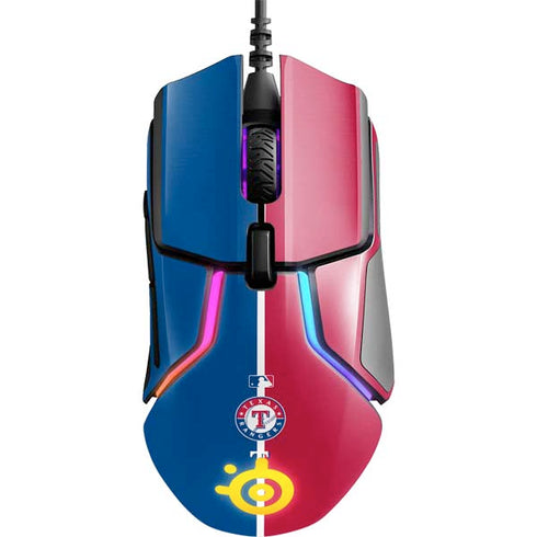 MLB Texas Rangers Split SteelSeries Rival 600 Gaming Mouse Skin