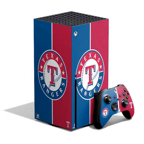 MLB Texas Rangers Split Xbox Series X Skins