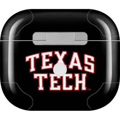 Texas Tech University Bold Apple AirPods (3rd Gen 2021) Skin