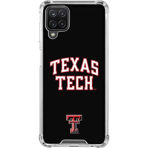 Texas Tech University Bold Galaxy A12 Clear Case