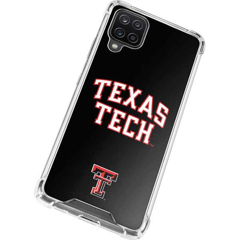Texas Tech University Bold Galaxy A12 Clear Case