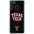 Texas Tech University Bold Galaxy A21 Clear Case