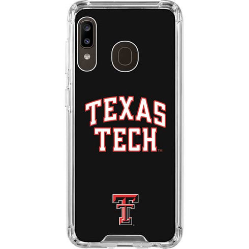Texas Tech University Bold Galaxy A30 Clear Case
