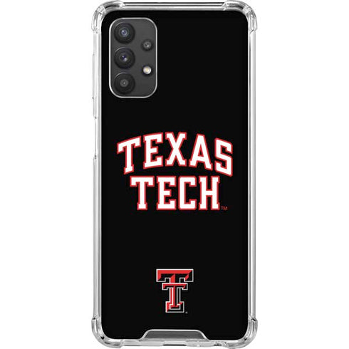 Texas Tech University Bold Galaxy A32 5G Clear Case