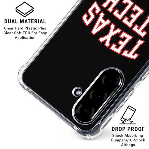 Texas Tech University Bold Galaxy A36 5G Clear Case