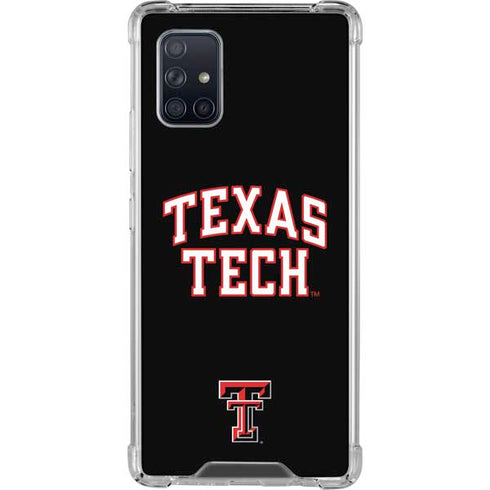 Texas Tech University Bold Galaxy A71 5G Clear Case