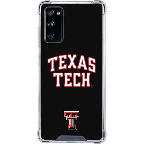 Texas Tech University Bold Galaxy S20 FE Clear Case