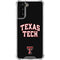 Texas Tech University Bold Galaxy S21 FE Clear Case
